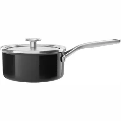 KitchenAid Steel Core Enamel Steelpan met deksel 16cm